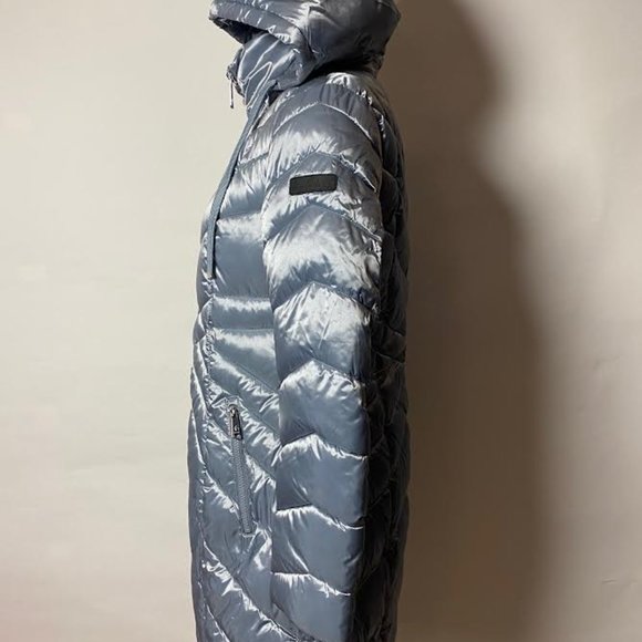 NWT $230 SAM EDELMAN Women XS (US 0-2) Hooded Puffer Coat Winter Snow Jacket - Picture 14 of 16